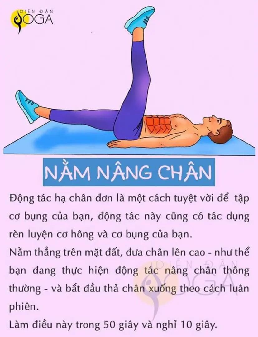 [Ảnh] Chi tiết 10 bài tập thể dục tại nhà giúp người dân thực hiện dễ dàng