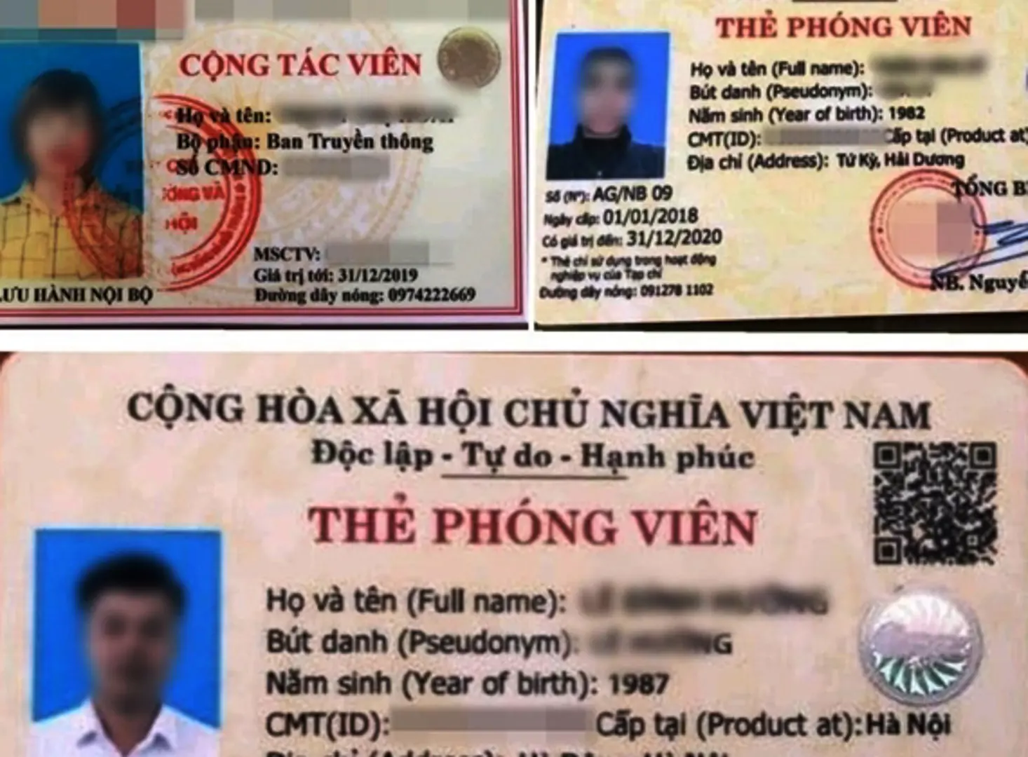 Hà Nội: Đối tượng thuê xe tự lái, làm giả thẻ phóng viên lừa đảo gần 1,7 tỷ đồng