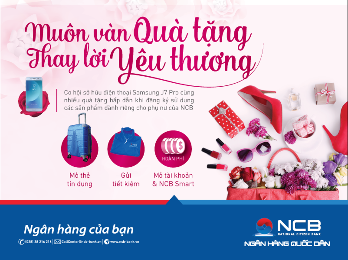 NCB ra mắt các sản phẩm dành cho phái đẹp