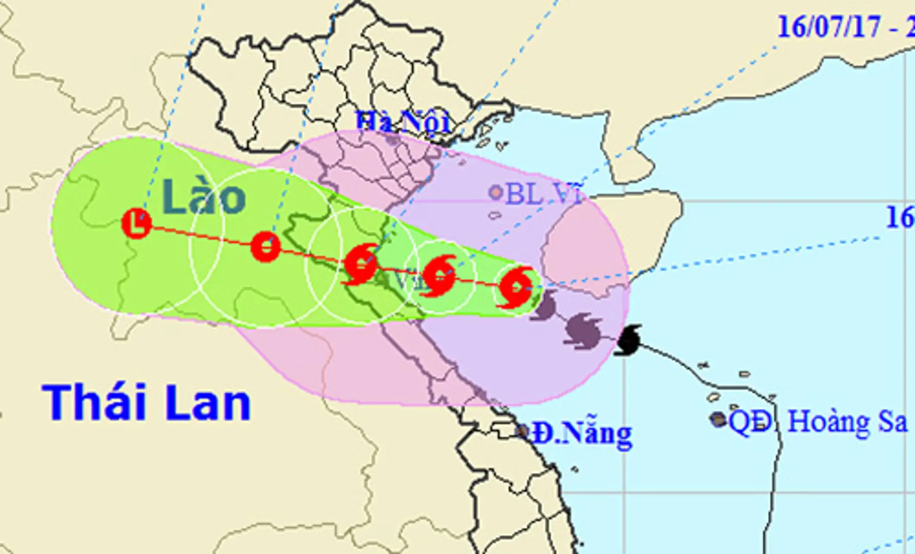 Bão số 2 áp sát đất liền, các địa phương căng mình ứng phó