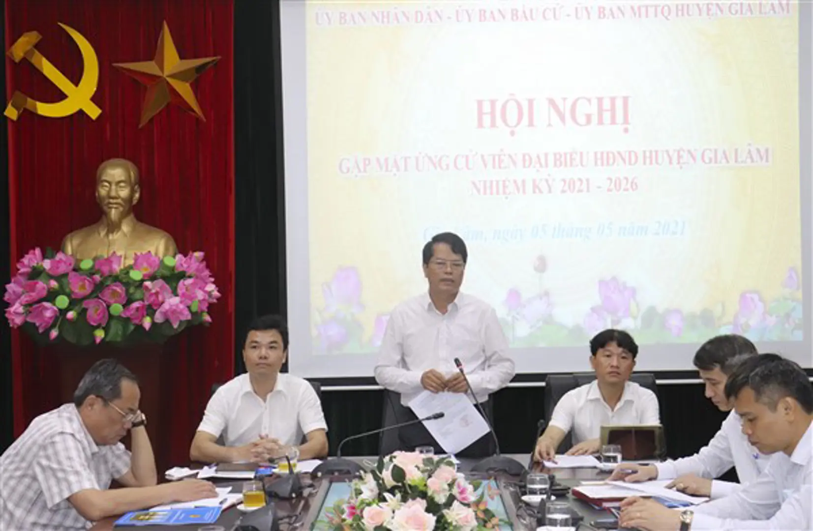 Gia Lâm gặp mặt ứng cử viên đại biểu HĐND huyện nhiệm kỳ 2021- 2026