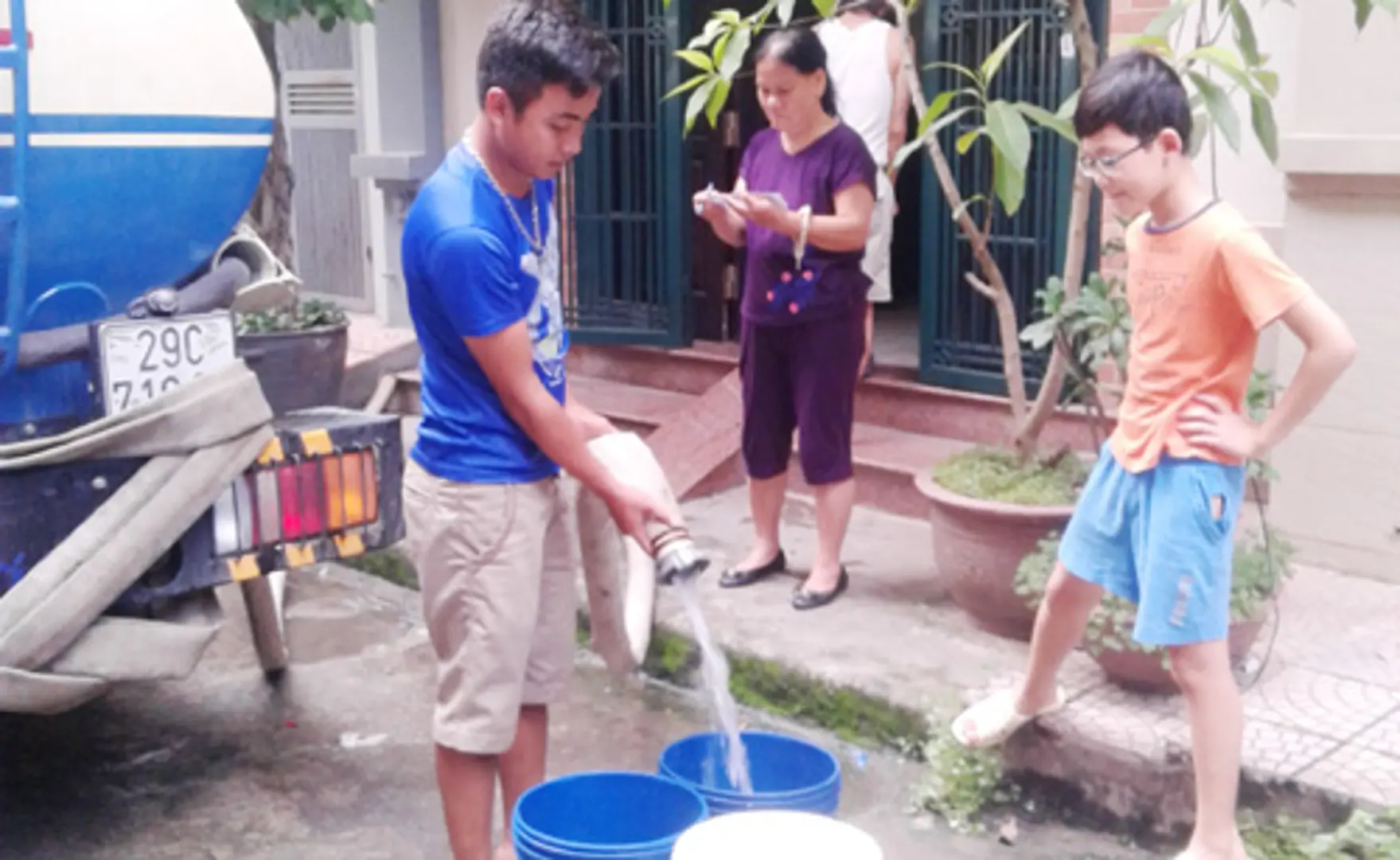 Khu đô thị Đại Kim, quận Hoàng Mai: Sống khổ vì thiếu nước sạch