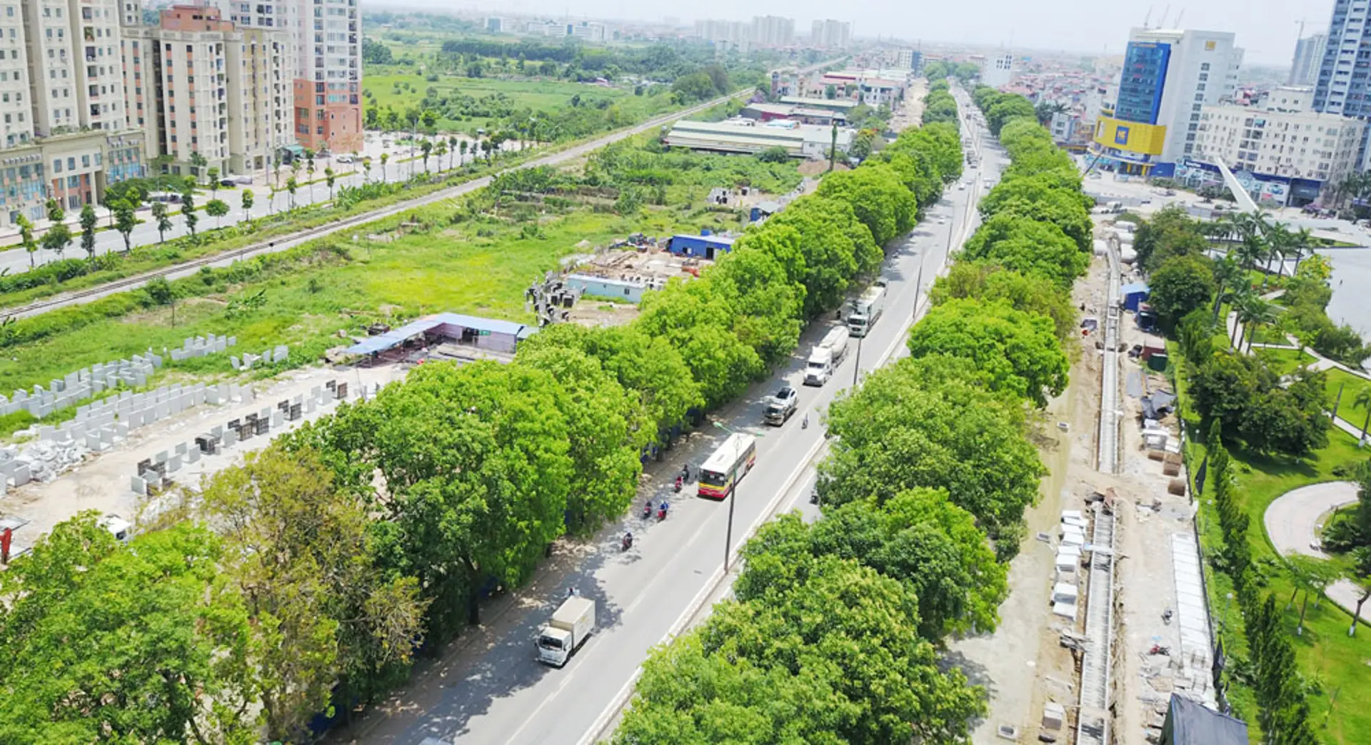 Di chuyển cây xanh để thi công đường Vành đai 3 đoạn Mai Dịch - cầu Thăng Long: Sẽ trồng lại đúng quy hoạch và đẹp hơn