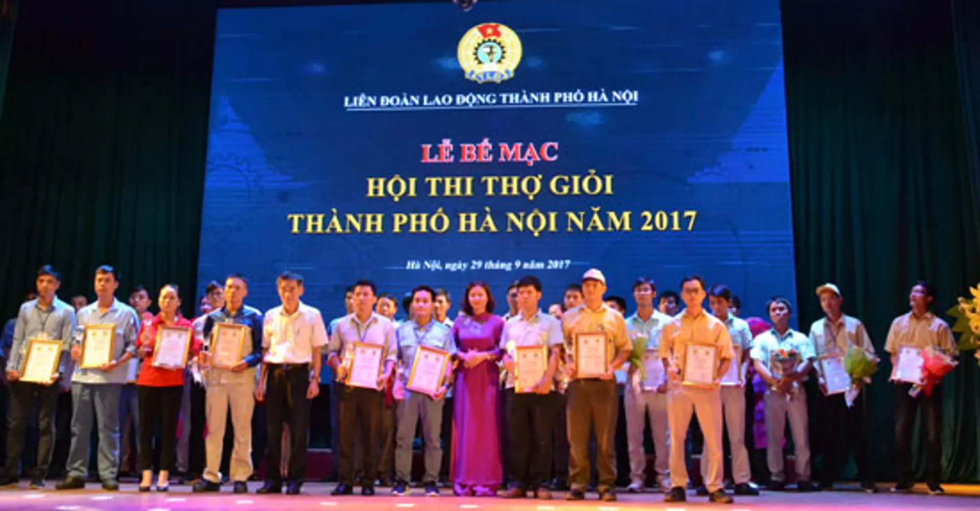 Trao 63 giải cho các thợ giỏi TP Hà Nội