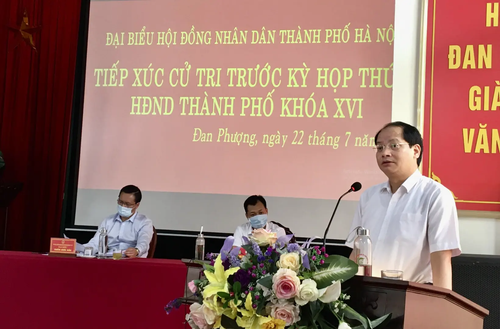 Cử tri huyện Đan Phượng kiến nghị đẩy nhanh tiến độ dự án Nhà máy nước mặt sông Hồng