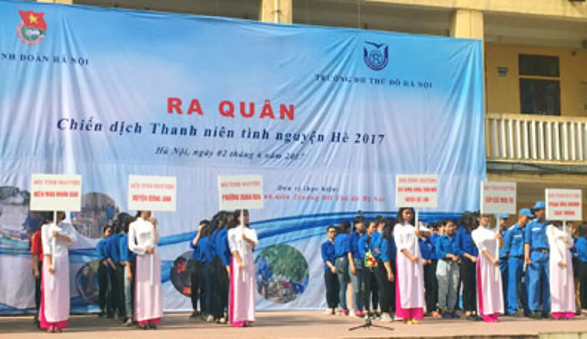 Ra quân chiến dịch thanh niên tình nguyện hè 2017