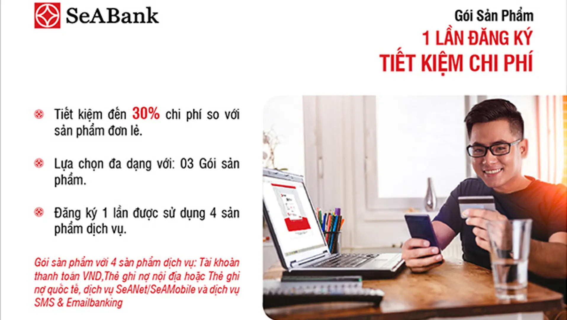 SeAbank ra mắt gói sản phẩm dành cho khách hàng cá nhân