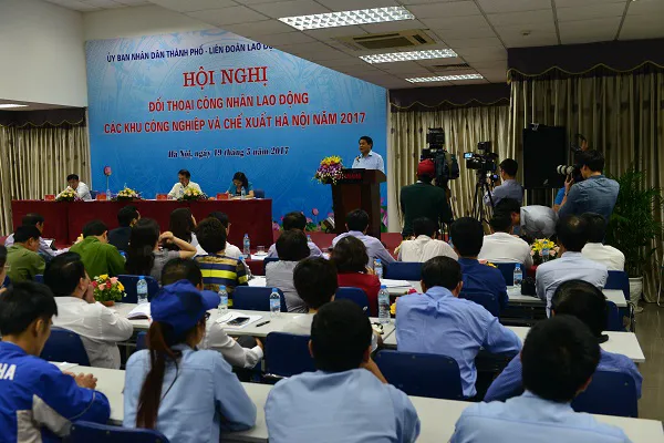 Hà Nội: Đối thoại công nhân lao động các khu công nghiệp và chế xuất