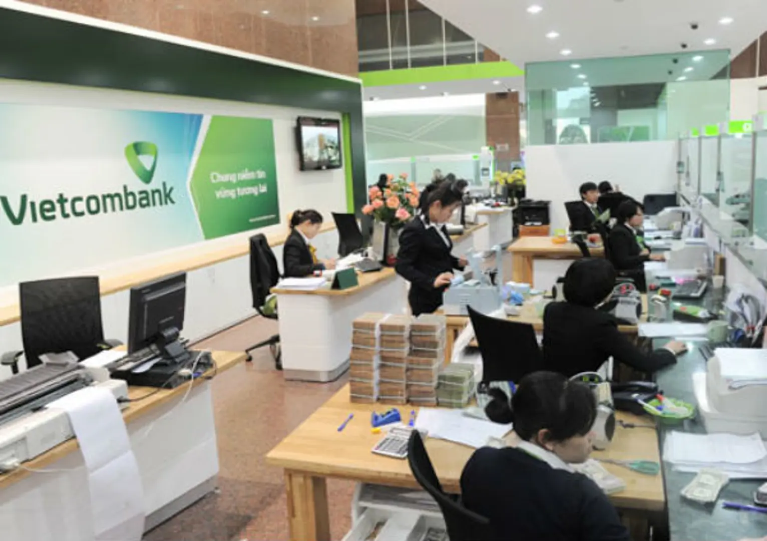 Vietcombank chưa áp dụng điều khoản mới trong dịch vụ ngân hàng điện tử từ 10/5