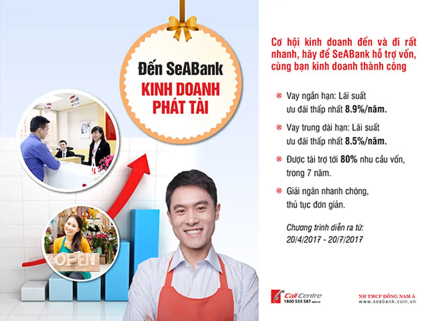 Đến SeABank - Kinh doanh phát tài