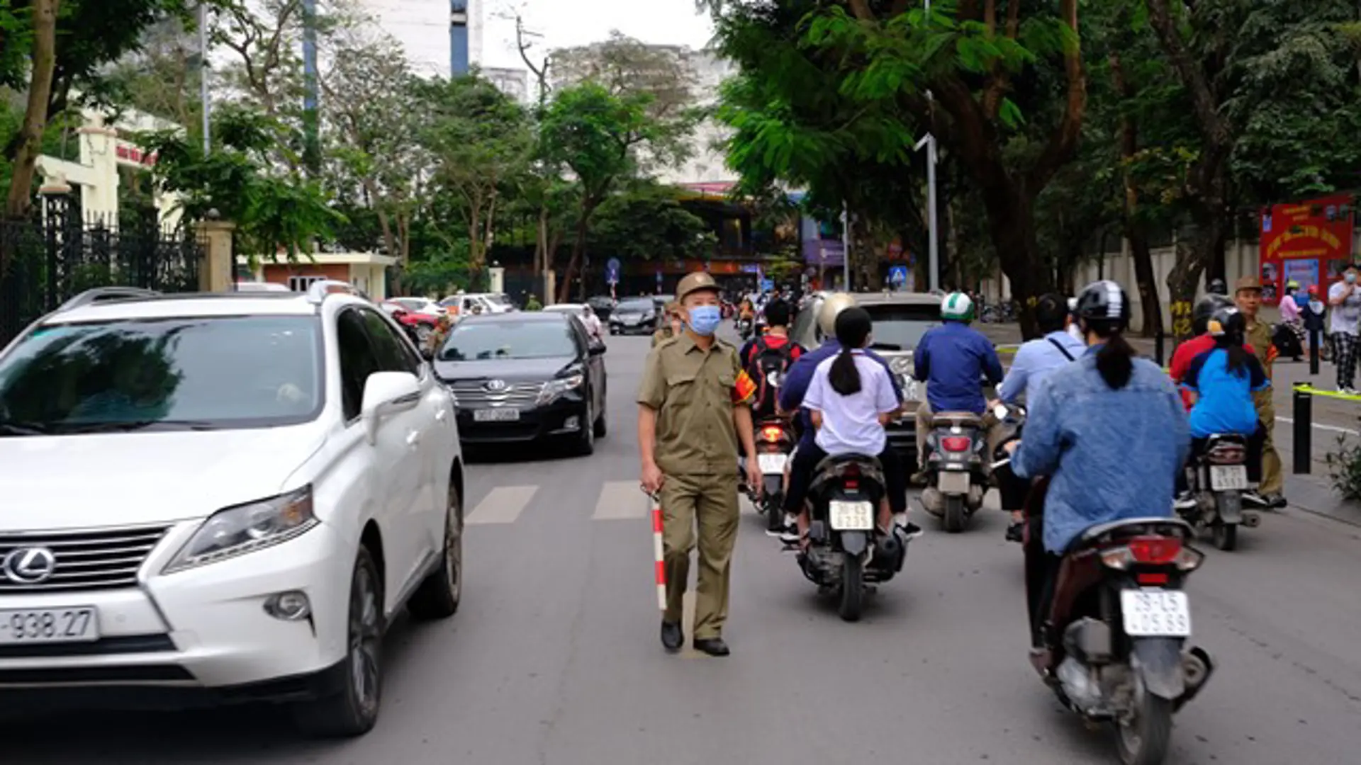 Xây dựng mô hình “Cổng trường an toàn - văn minh” tại trường Tiểu học và THCS Nghĩa Tân