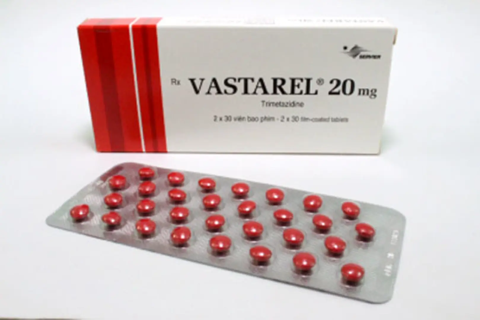 Thuốc bảo vệ tế bào cơ tim Vastarel 20 mg bị làm giả