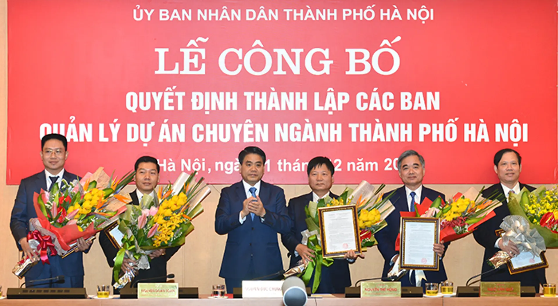 Hà Nội thành lập 5 Ban Quản lý dự án chuyên ngành