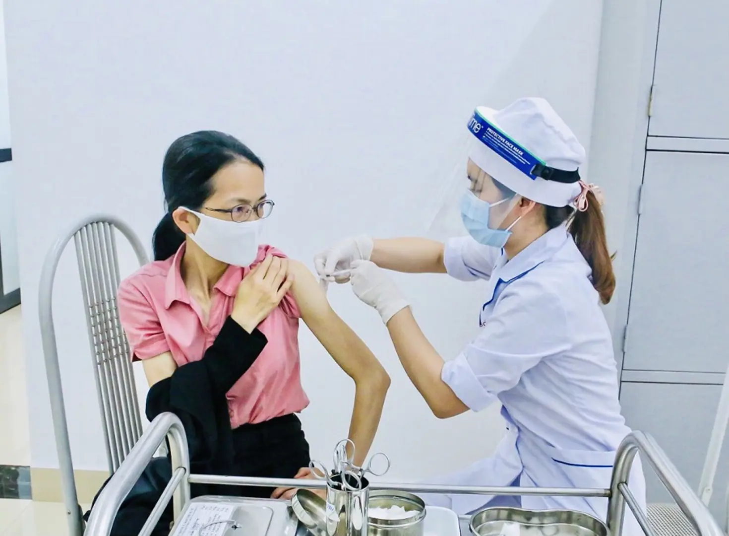 Quận Thanh Xuân: 165 đối tượng ưu tiên được tiêm vaccine phòng Covid-19