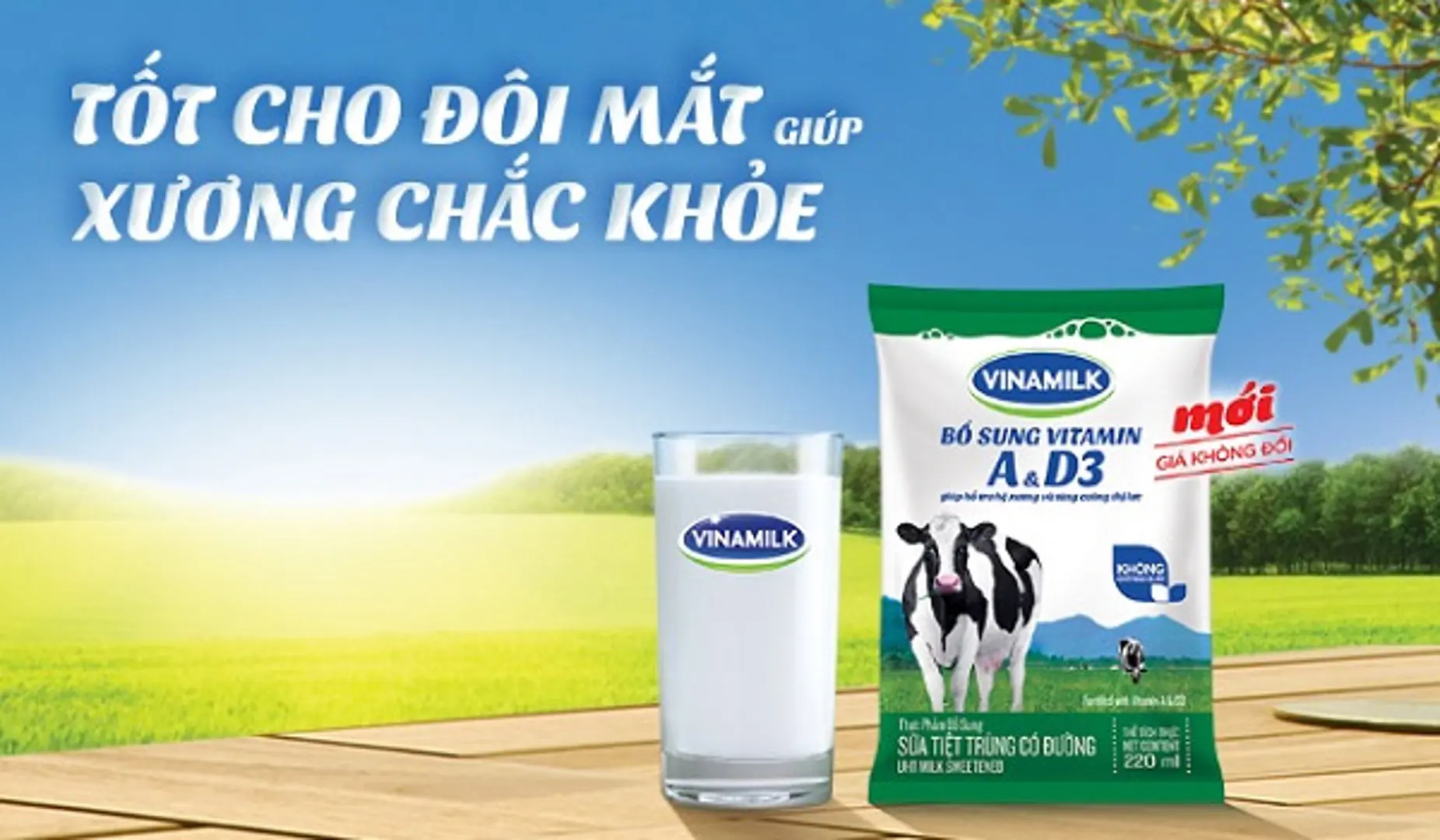 Sữa tiệt trùng Vinamilk dạng bịch sự lựa chọn thông thái của các bà nội trợ