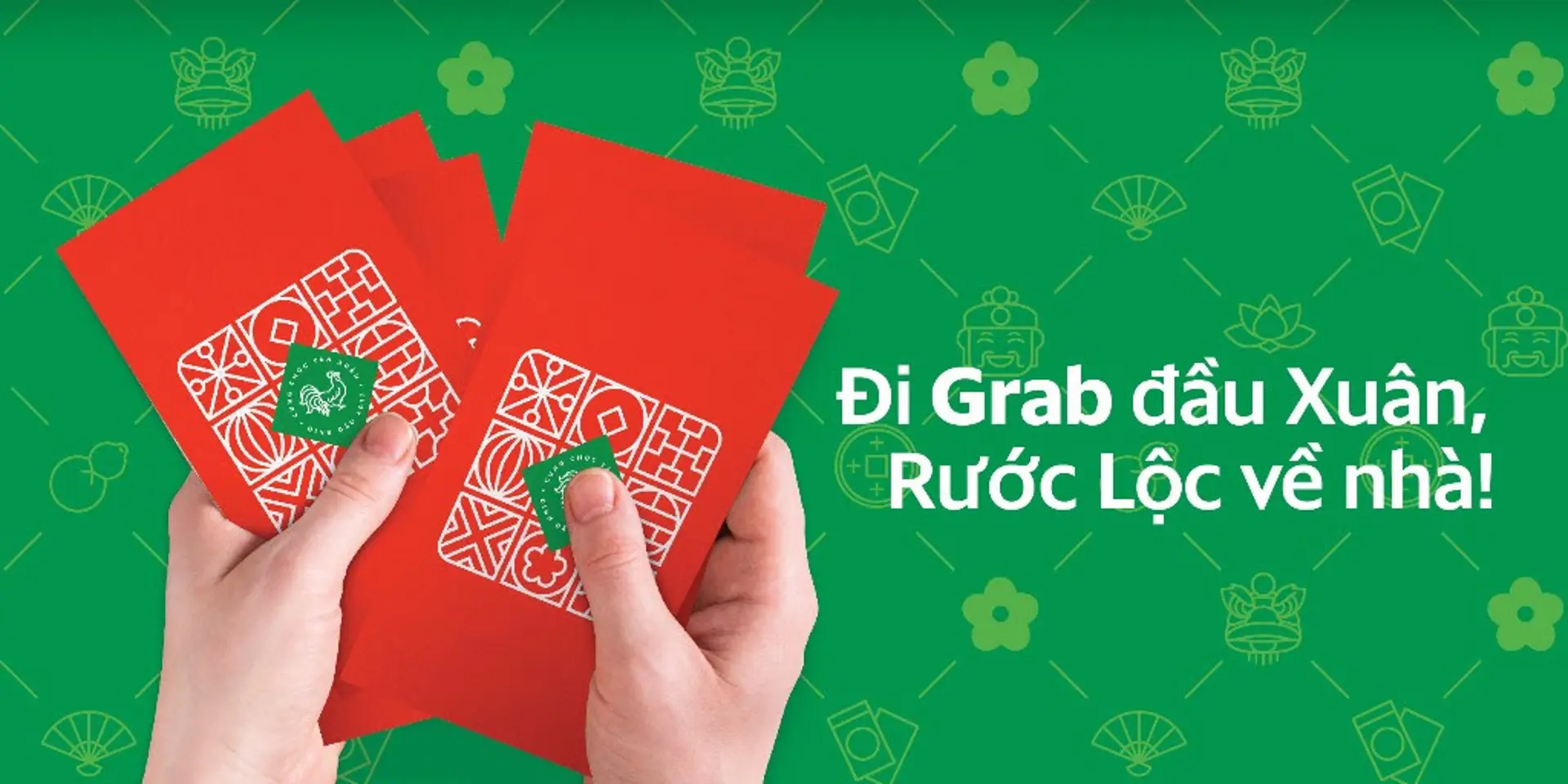 Thật nhiều May Mắn và Tài Lộc với Grab