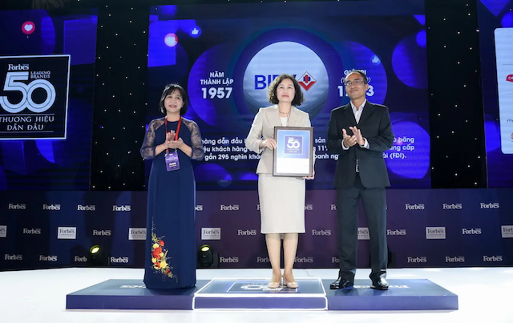 BIDV vào Top 50 thương hiệu dẫn đầu 2020