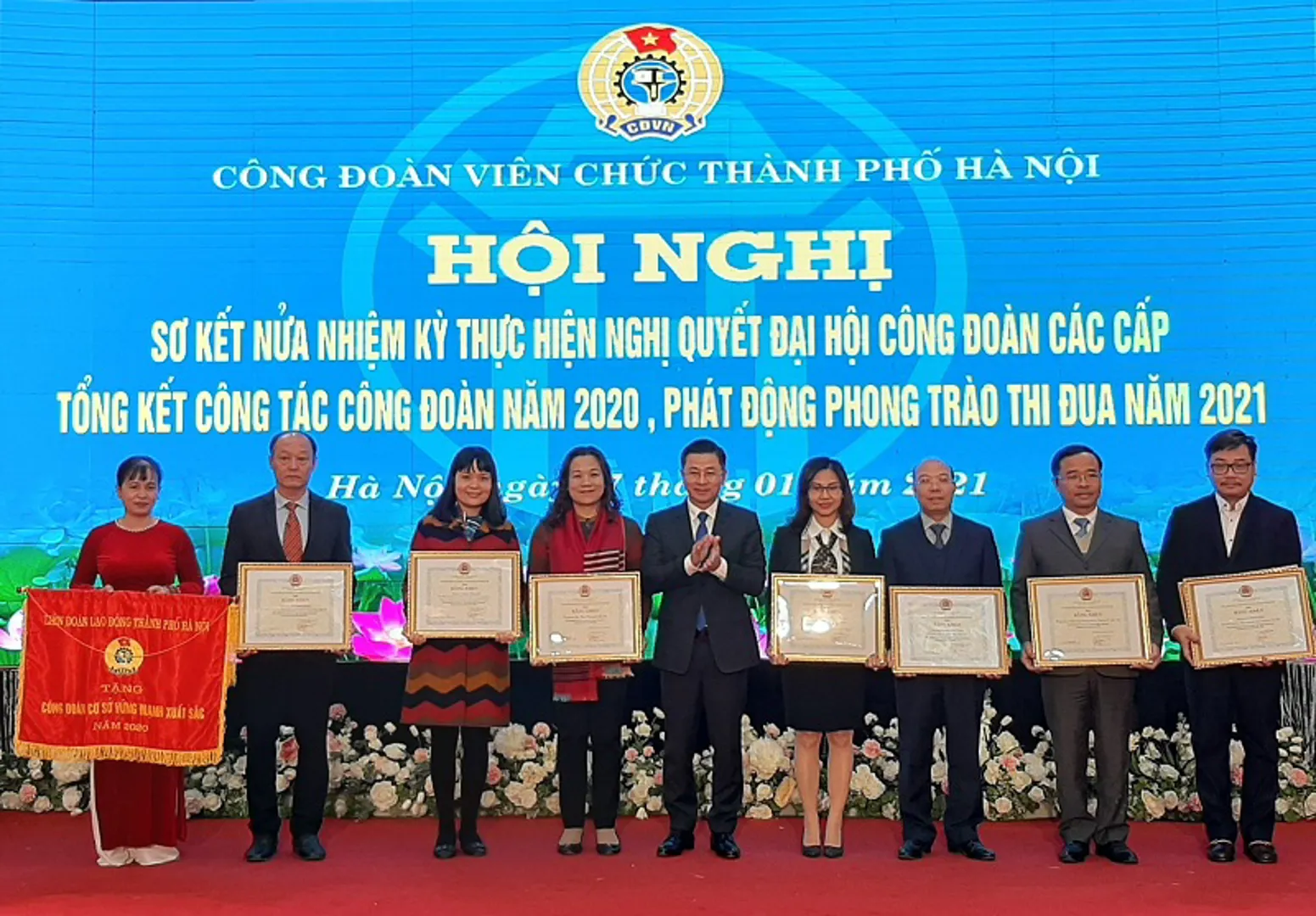 Hà Nội: Biểu dương hơn 100 tập thể, cá nhân cán bộ, đoàn viên công đoàn xuất sắc