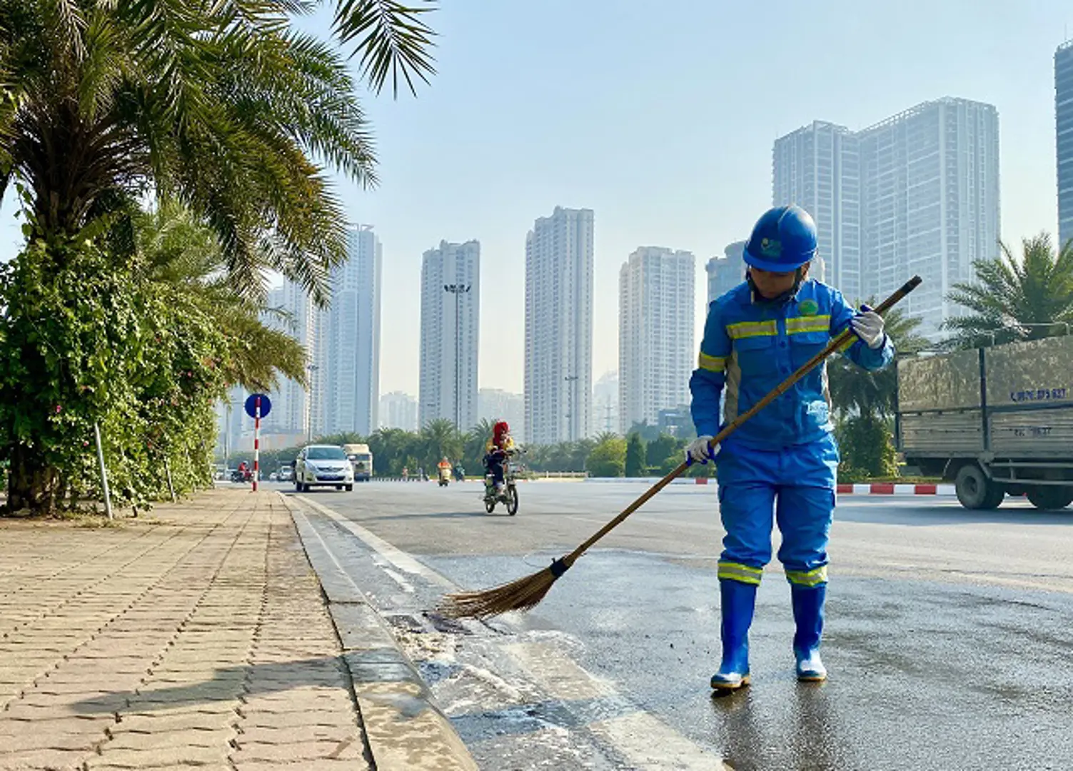 Bảo đảm vệ sinh môi trường phục vụ Đại hội Đảng: Huy động tối đa nhân lực, phương tiện