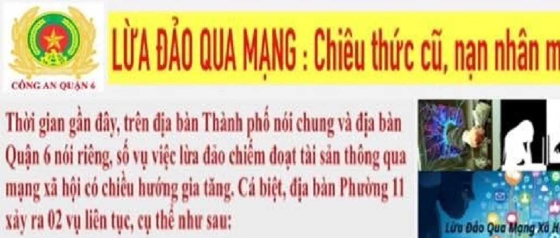 Công an TP Hồ Chí Minh truy tìm đối tượng lừa đảo bằng công nghệ thông tin