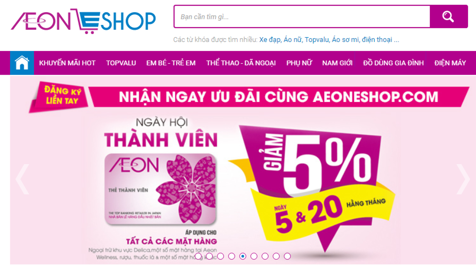 AEON chính thức nhảy vào thị trường thương mại điện tử