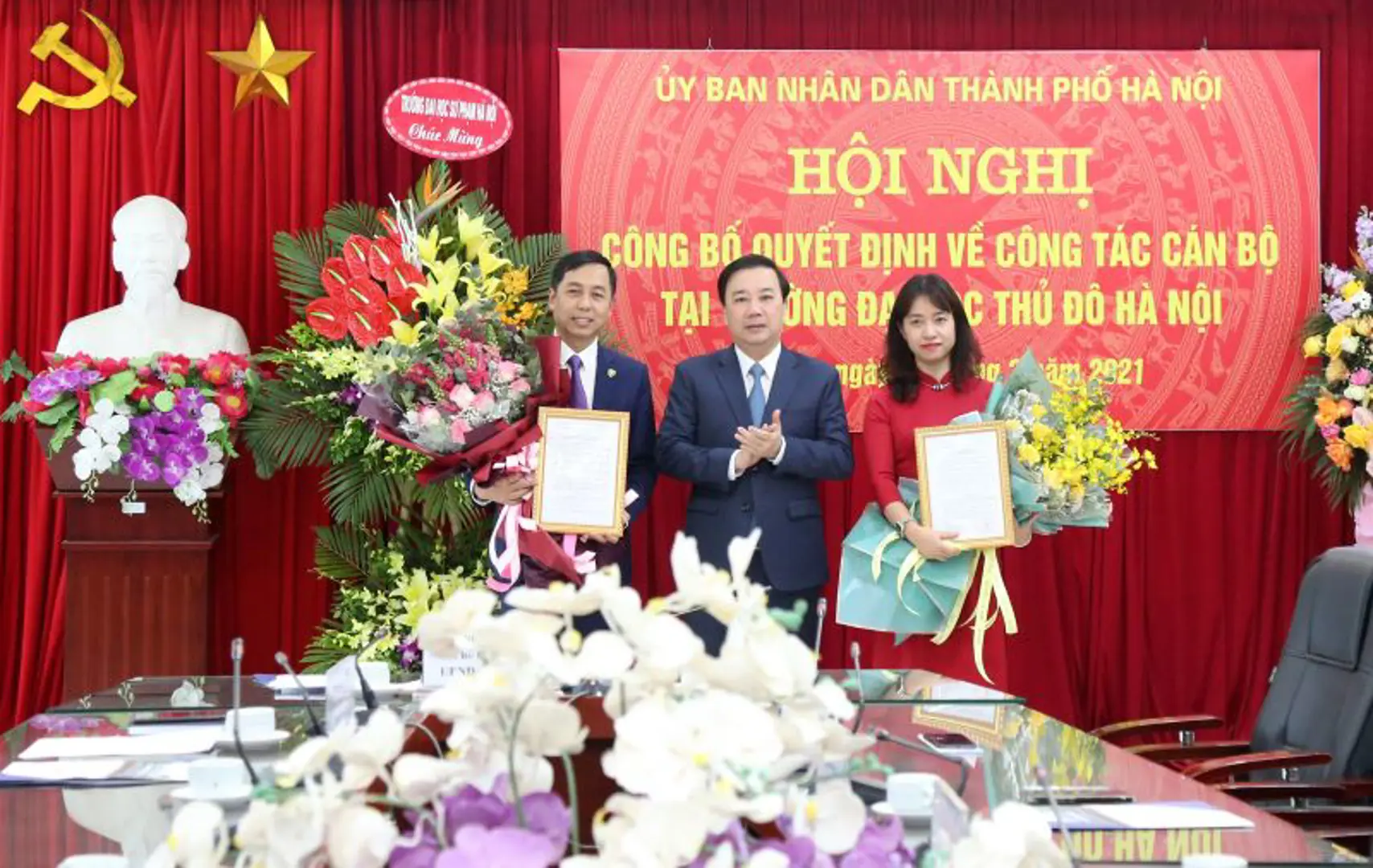 Công nhận Hội đồng trường và tân Hiệu trưởng trường Đại học Thủ đô Hà Nội