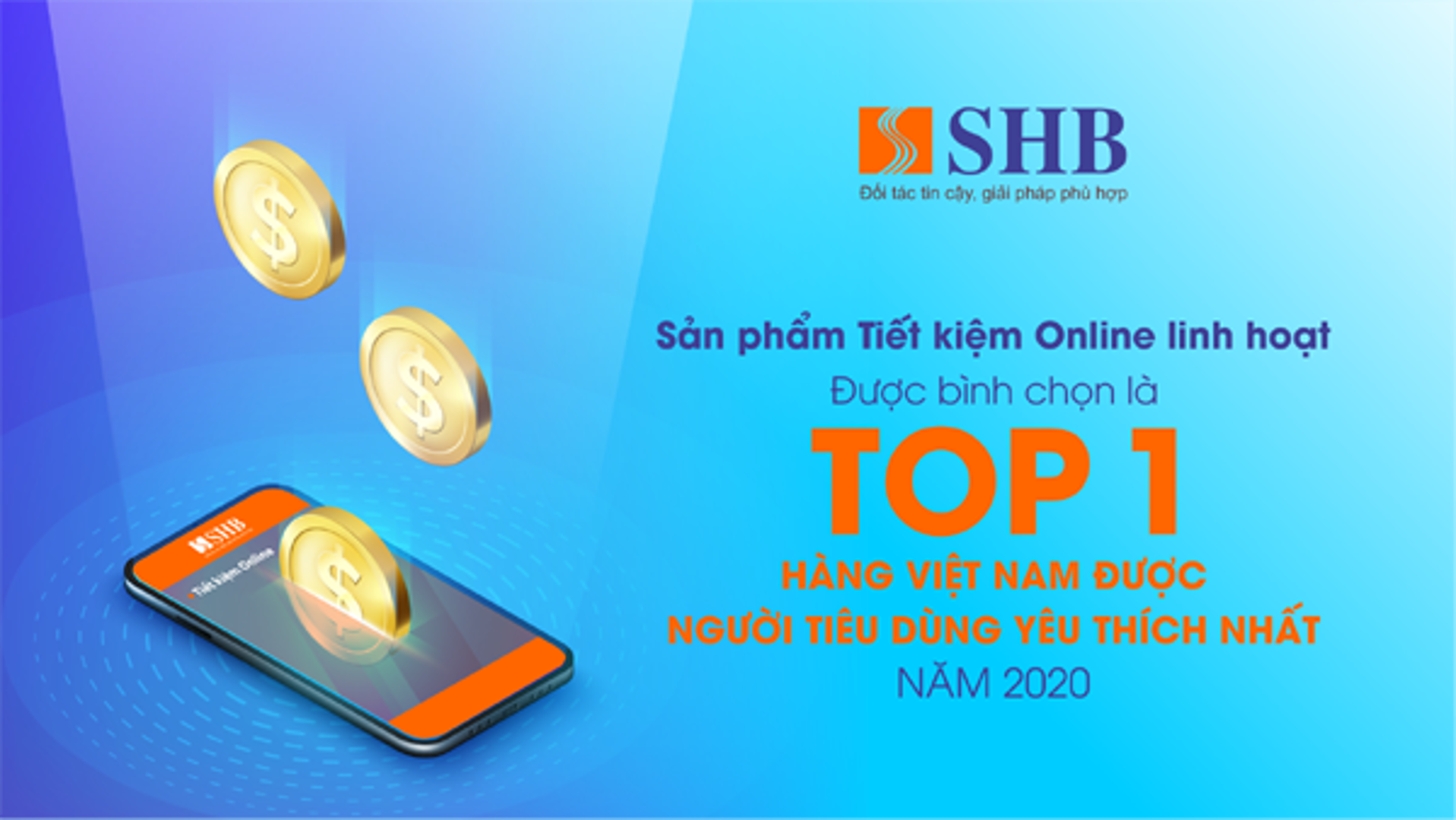 Tiết kiệm Online linh hoạt được vinh danh Top 1 “Hàng Việt Nam được người tiêu dùng yêu thích nhất”