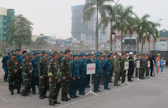 Quận Ba Đình: Không lơ là luyện tập kỹ năng cứu nạn