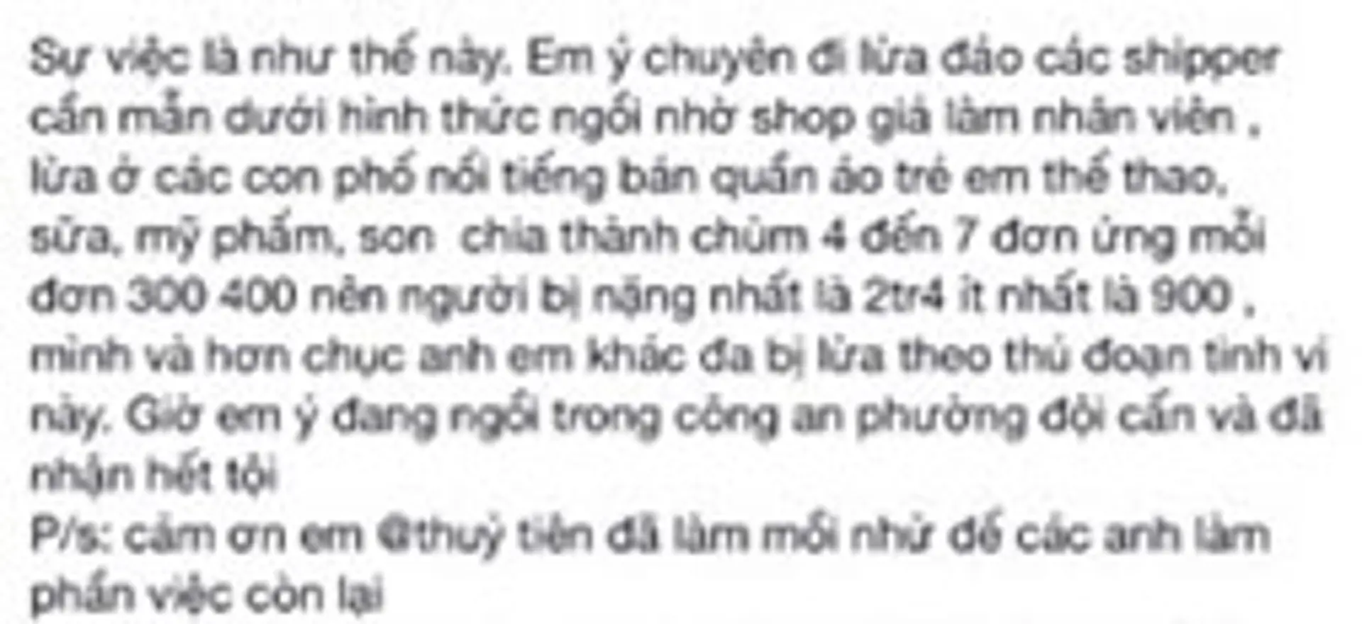 Thủ đoạn mới lừa đảo người giao hàng