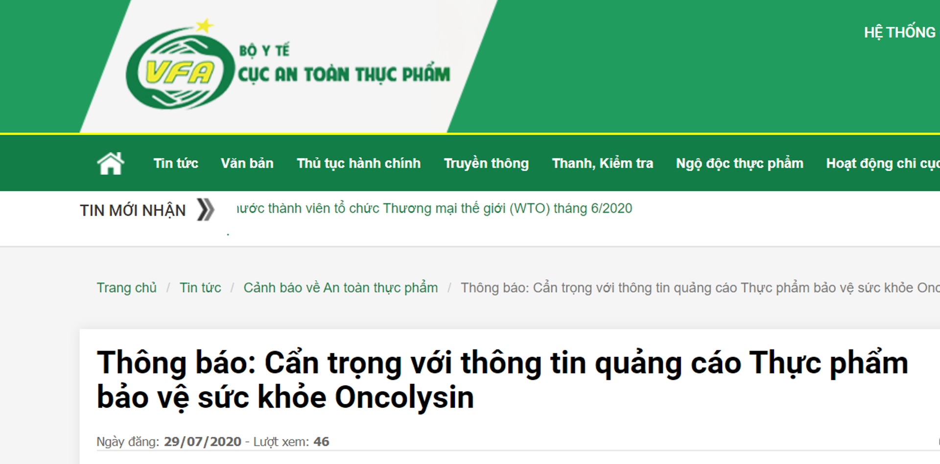 Hành vi quảng cáo sai sự thật, xử lý thế nào?