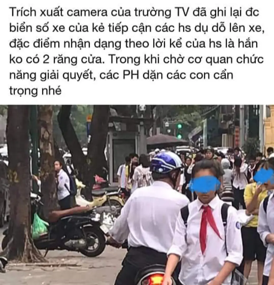 Công an quận Hoàn Kiếm thông tin về vụ "giả danh xe ôm công nghệ lừa đón học sinh"