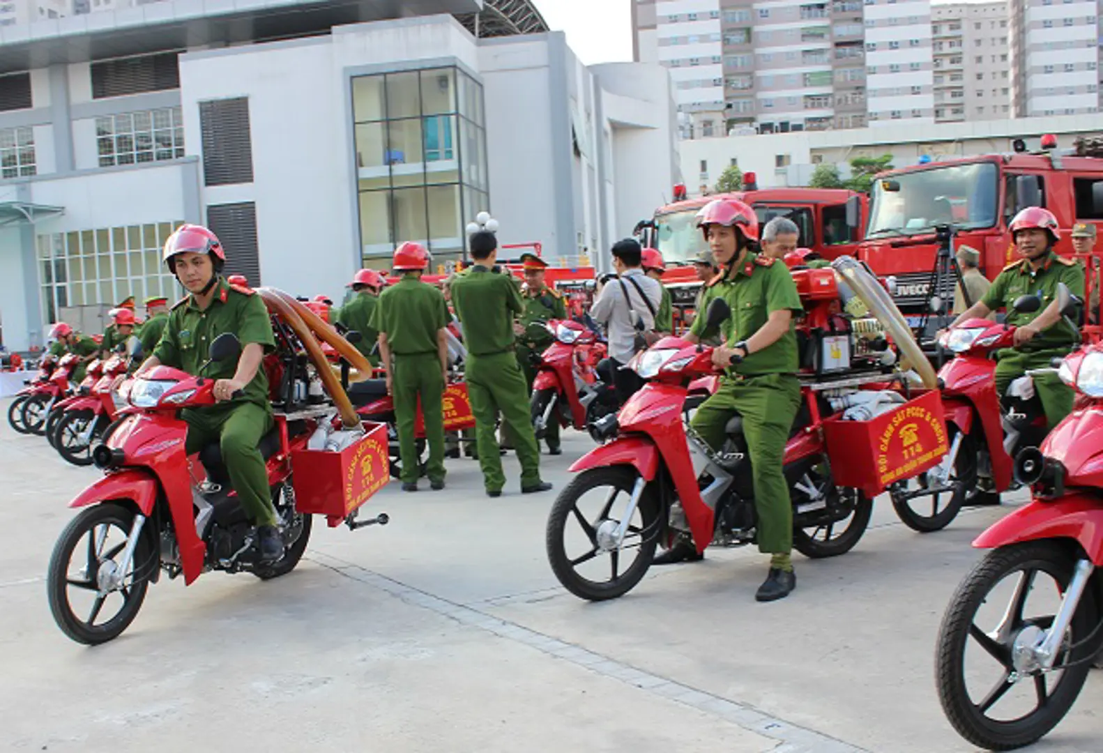 Tổ chữa cháy thuộc công an phường: Lực lượng nòng cốt ở cơ sở