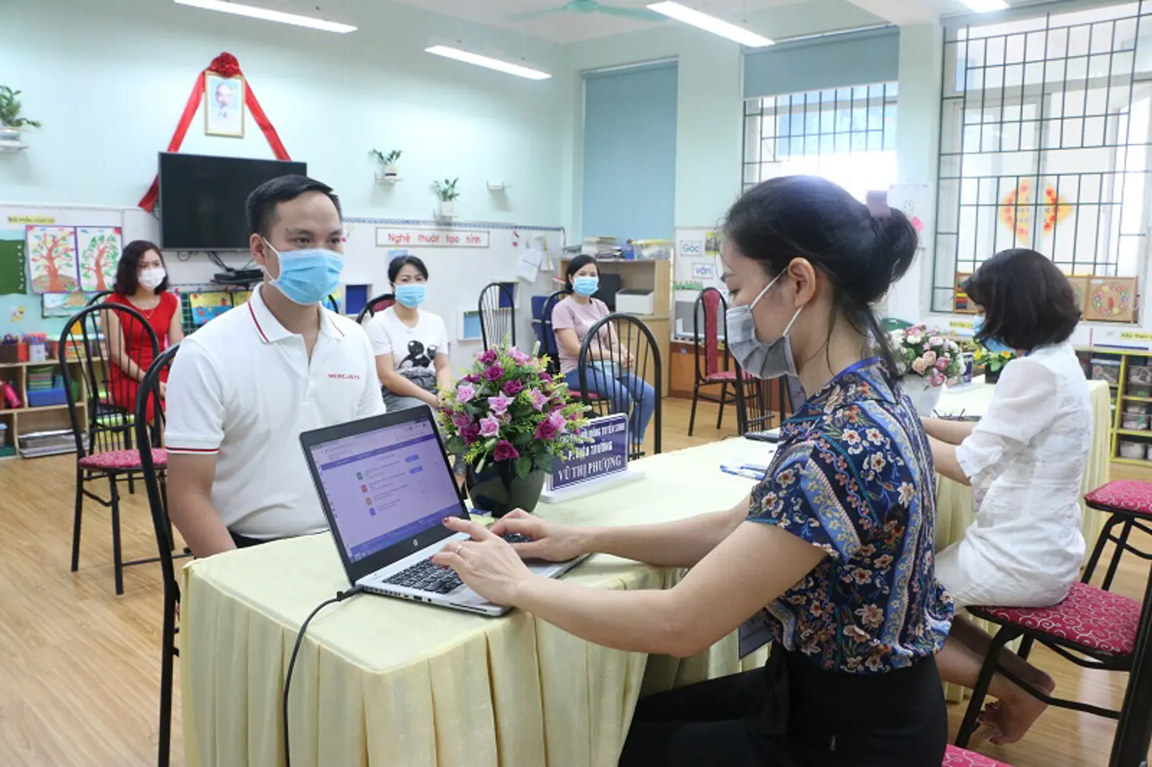 Đăng ký trực tuyến vào lớp mầm non 5 tuổi: Tạo điều kiện tối đa cho phụ huynh