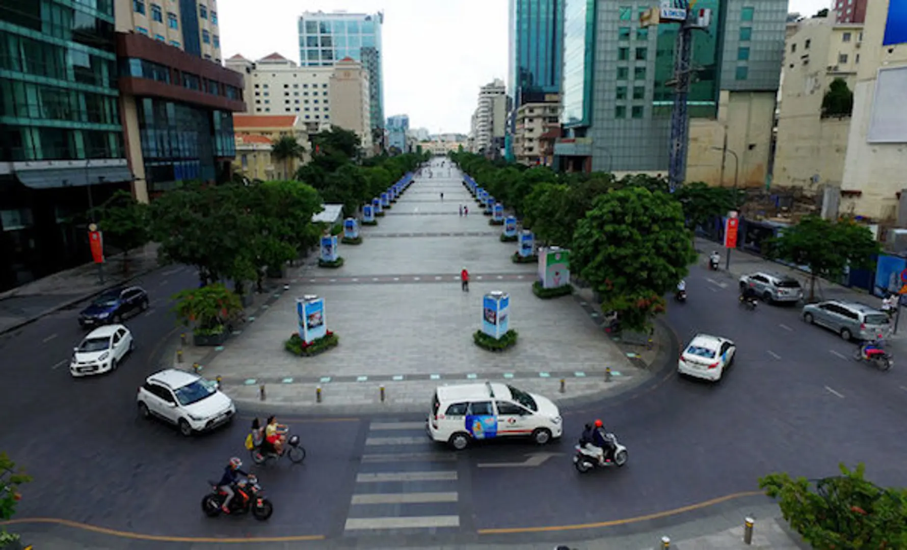 TP Hồ Chí  Minh: Điều chỉnh giao thông đường Nguyễn Huệ từ ngày 12 và 14/10