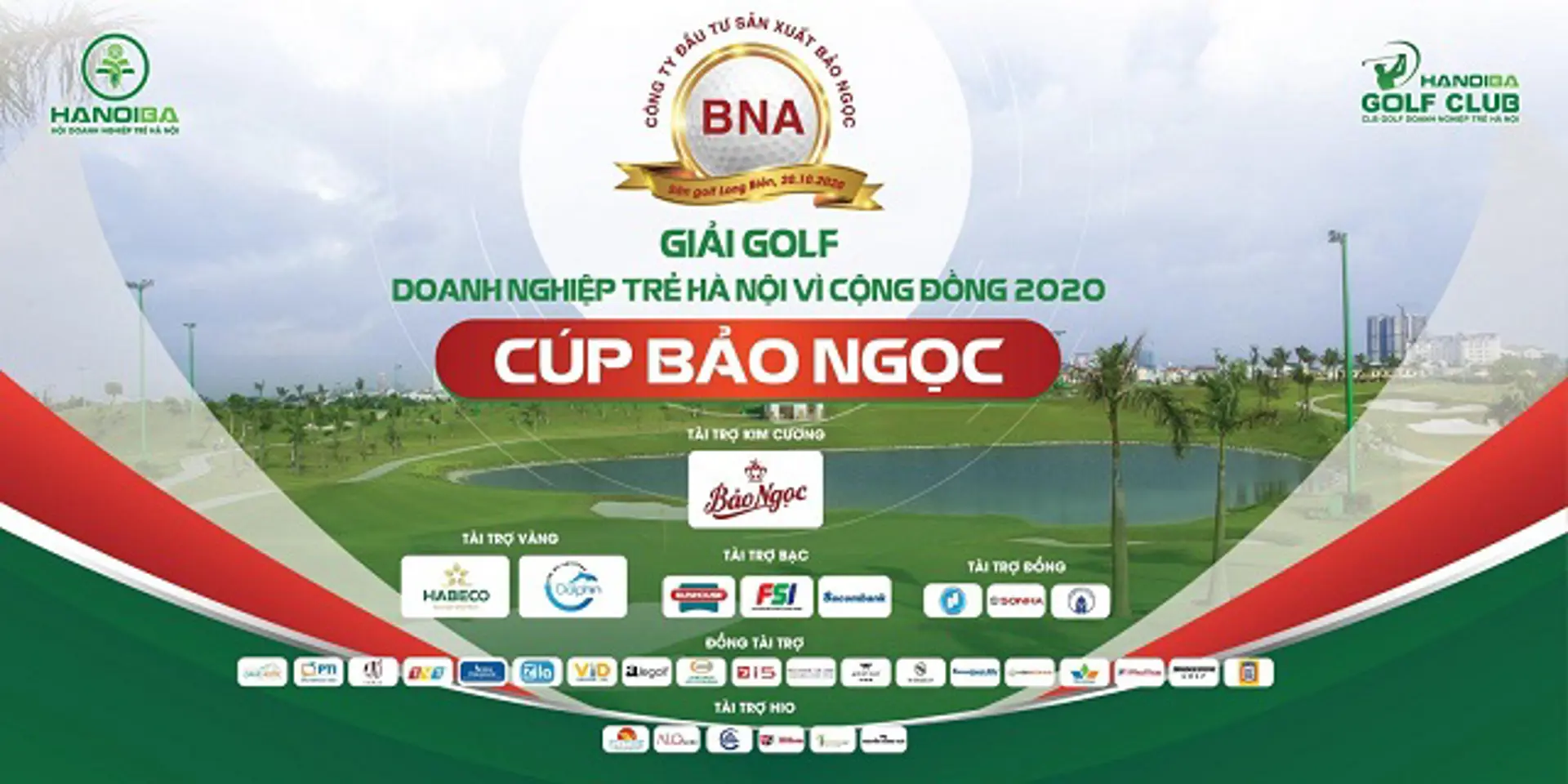 Gây quỹ từ thiện, thể hiện trách nhiệm cộng đồng qua Giải Golf Doanh nghiệp trẻ Hà Nội 2020