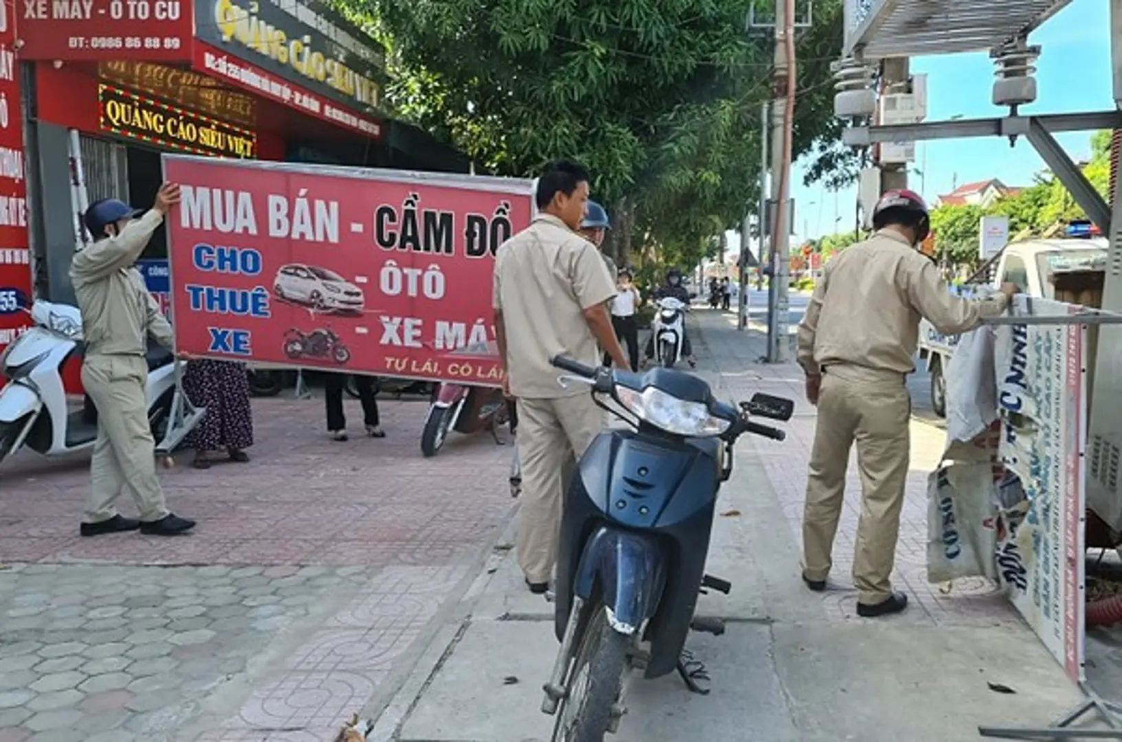 TP Hà Tĩnh: Tăng cường xử lý vi phạm trật tự đô thị