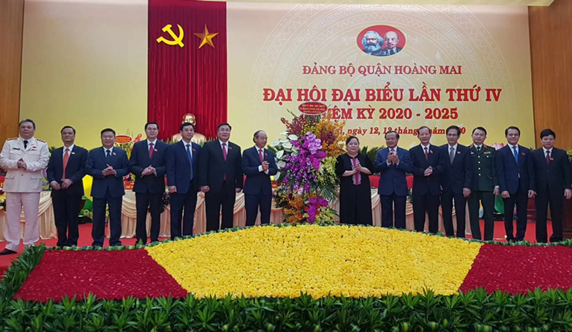 Khai mạc Đại hội đại biểu Đảng bộ quận Hoàng Mai lần thứ IV, nhiệm kỳ 2020 - 2025