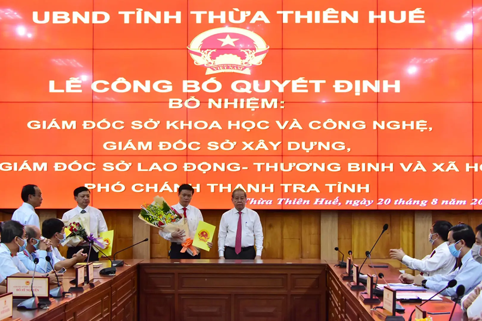 Thừa Thiên Huế điều động, bổ nhiệm 4 lãnh đạo chủ chốt cấp sở