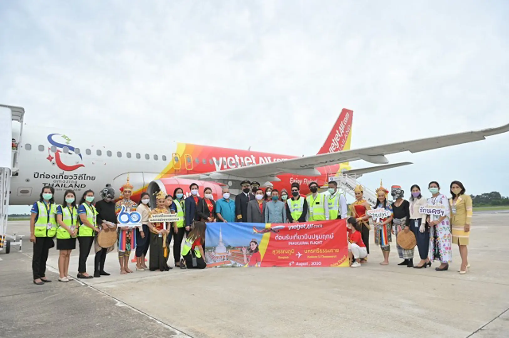 Vietjet khai trương đường bay nội địa thứ 10 tại Thái Lan, kết nối Bangkok - Nakhon Si Thammarat