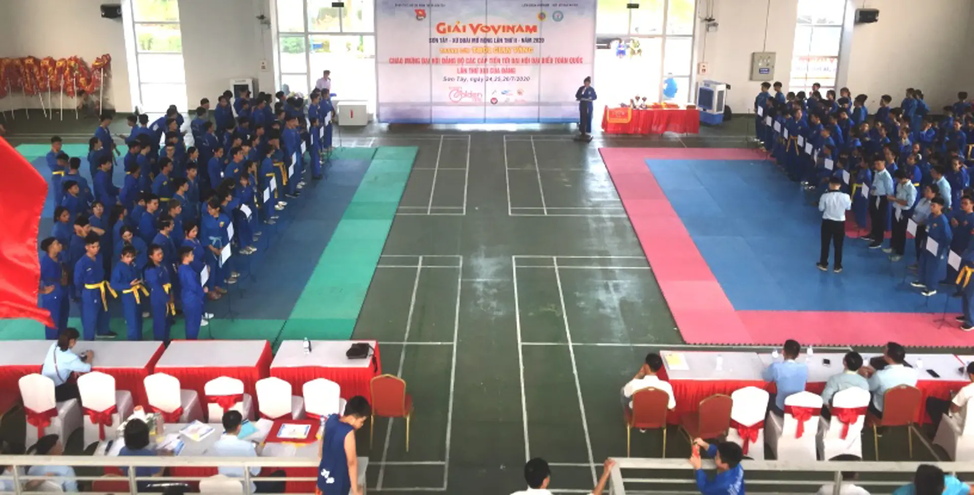 450 vận động viên tham gia Giải Vovinam Sơn Tây- Xứ Đoài mở rộng