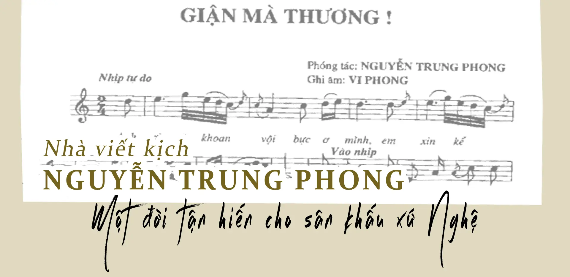 Trả lại tên cho Ông