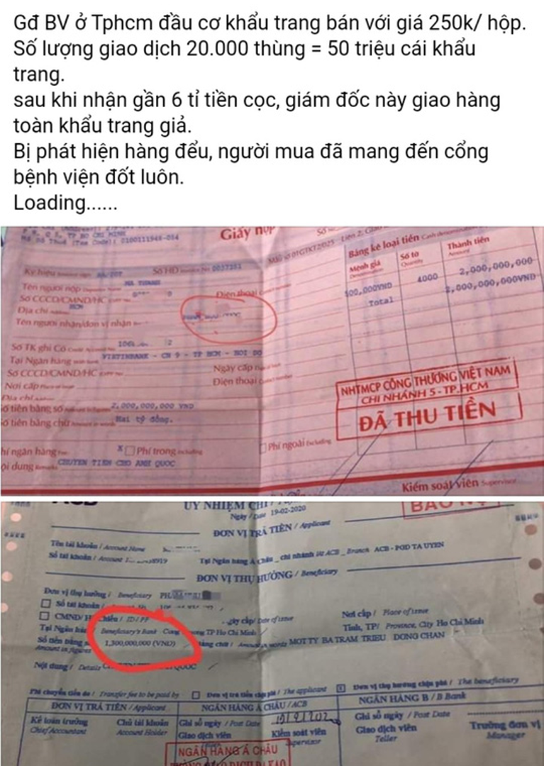 TP Hồ Chí Minh: Không khởi tố vụ án “đầu cơ” khẩu trang đối với Giám đốc Bệnh viện quận Gò Vấp