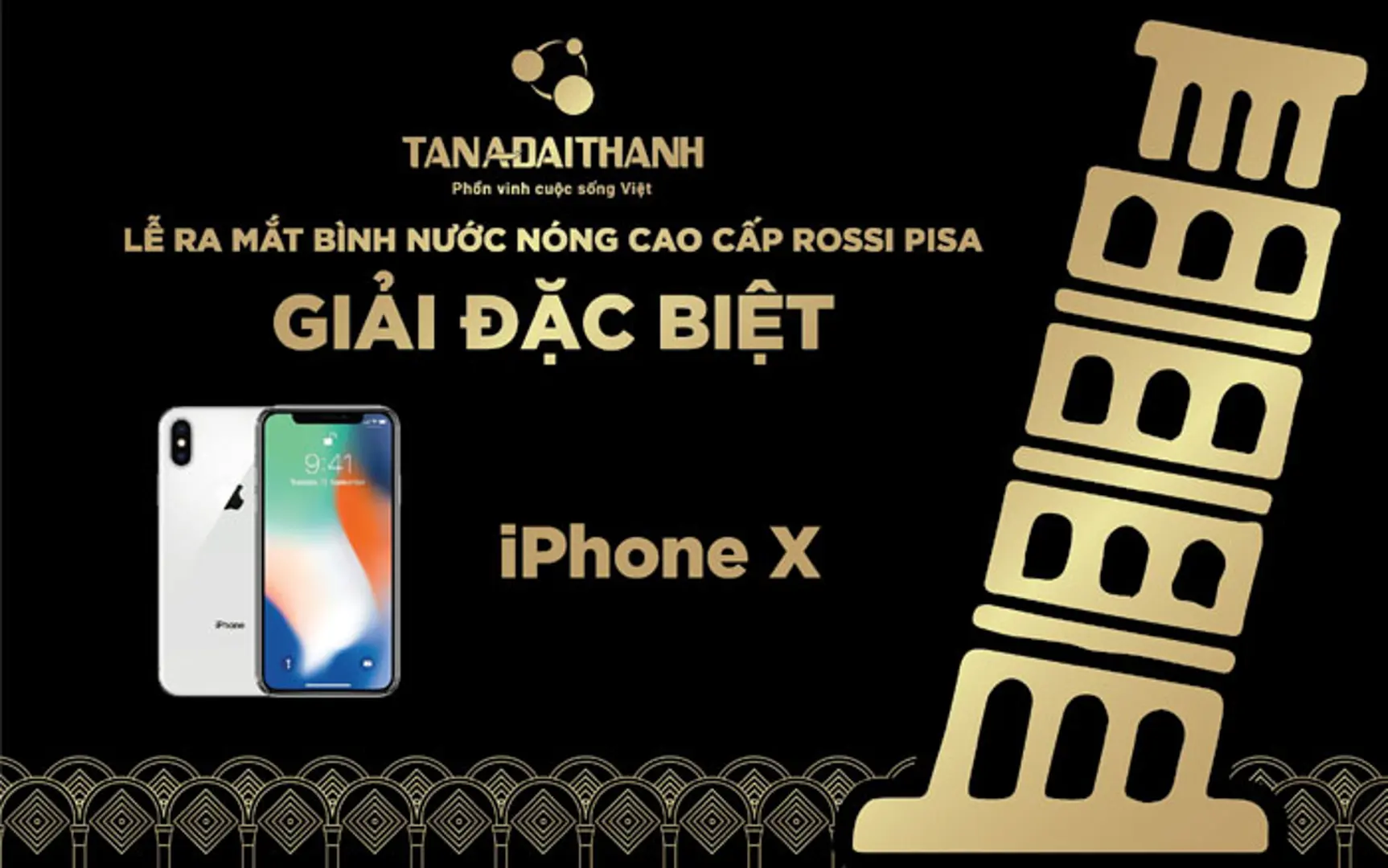 Ra mắt bình nước nóng phiên bản đặc biệt - Rossi Pisa