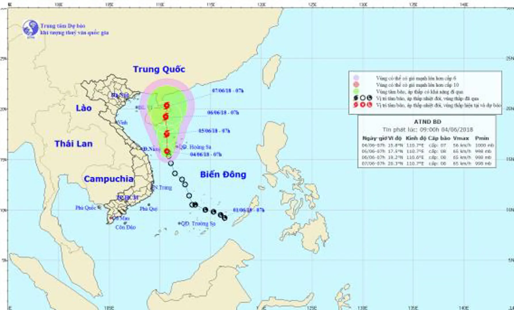 Áp thấp nhiệt đới mạnh dần thành bão, 3 địa phương phát lệnh cấm biển