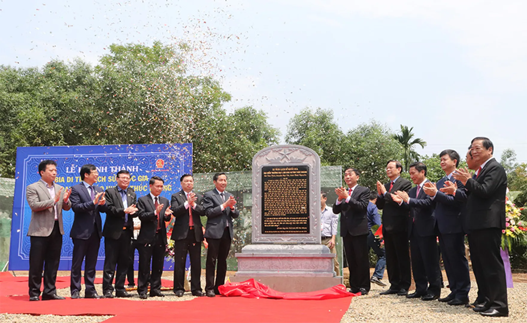 Khánh thành bia Di tích lịch sử Quốc gia Trường Dạy làm báo Huỳnh Thúc Kháng