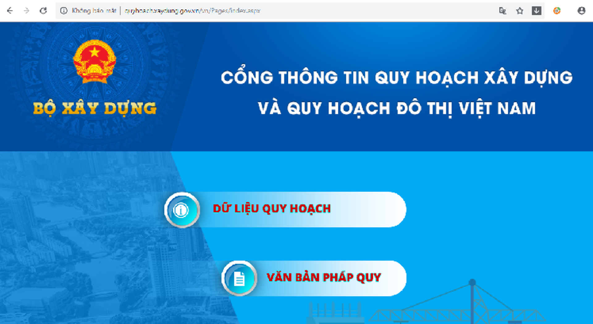 Hướng dẫn đăng thông tin hồ sơ quy hoạch xây dựng, quy hoạch đô thị