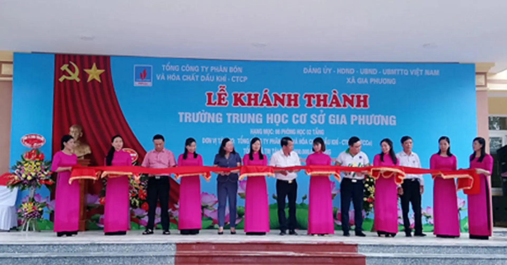 PVFCCo khánh thành trường THCS Gia Phương