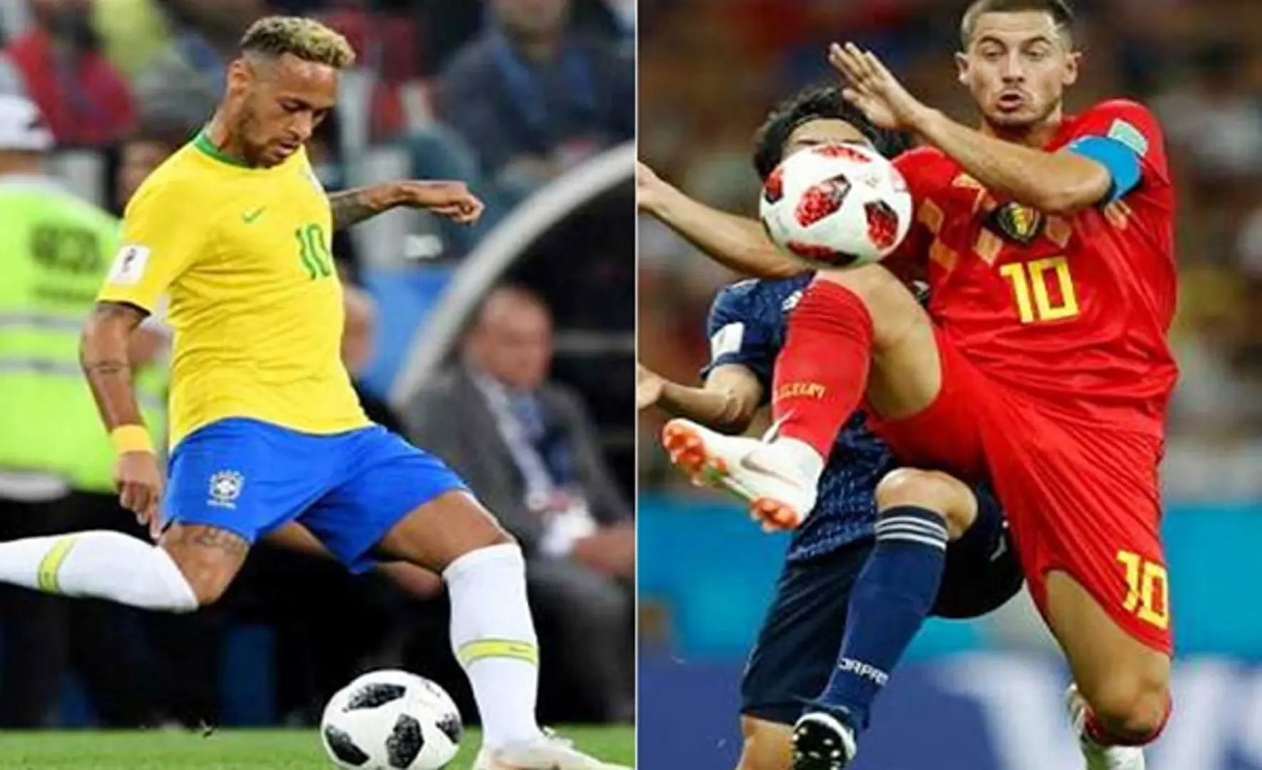 Brazil vs Bỉ: Cuộc đấu của hai số 10 - Neymar và Eden Hazard