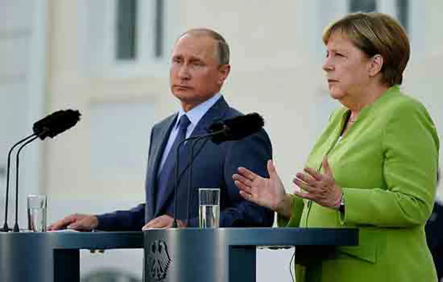 Thượng đỉnh Merkel-Putin: Lãnh đạo Đức, Nga khẳng định Dòng chảy Phương Bắc 2 là dự án thương mại