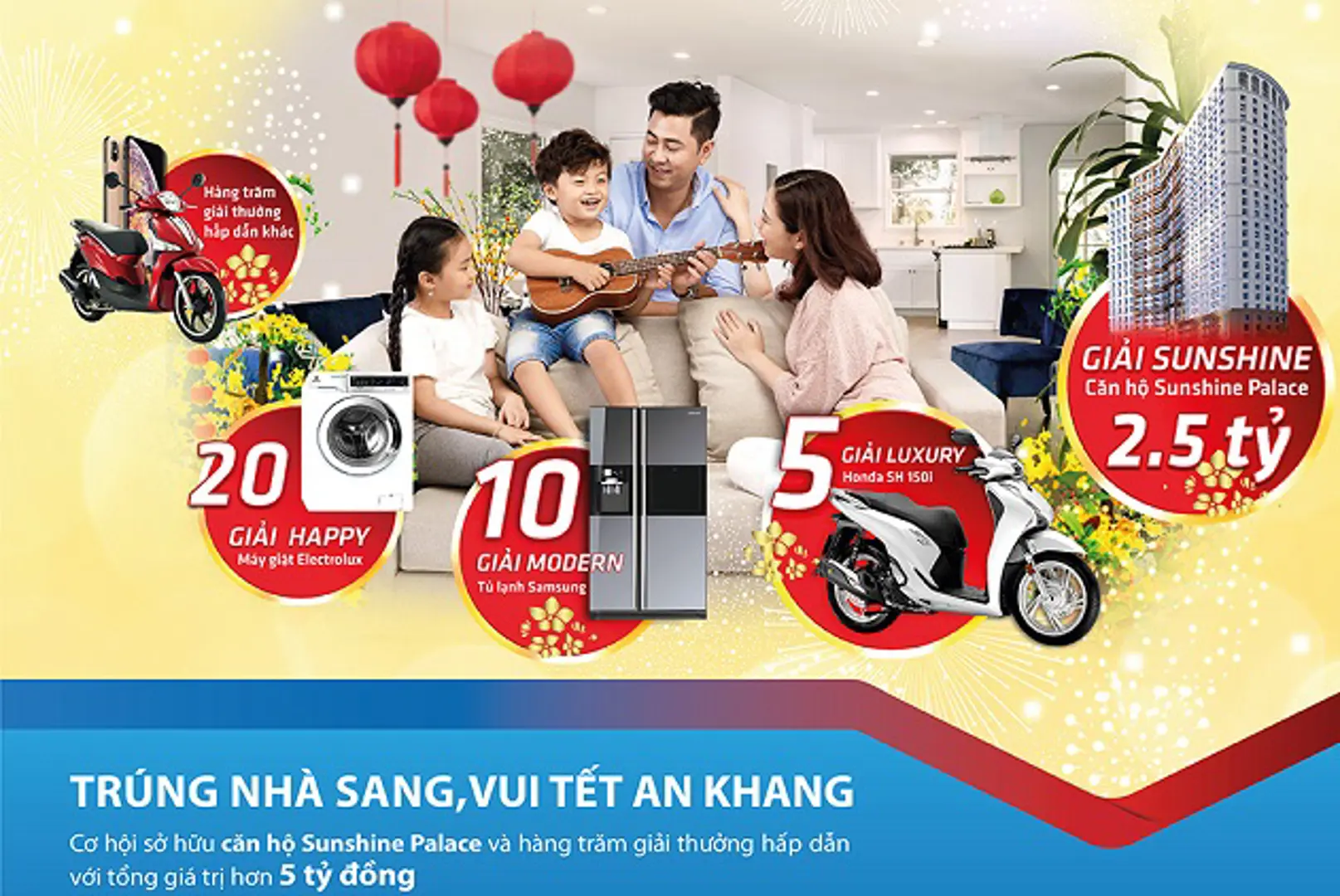 Cơ hội trúng căn hộ trong chương trình khuyến mại Tết 2019 của SCB